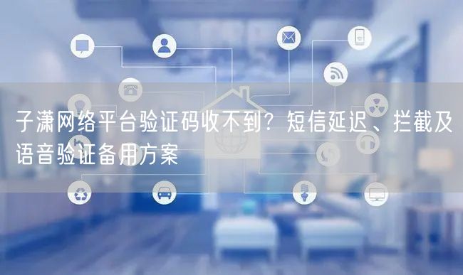 子潇网络平台验证码收不到？短信延迟、拦截